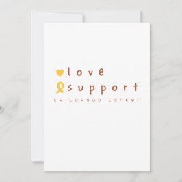 小児がん支援招待状発表 招待状