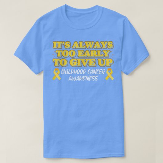 小児がん治療用の小児がん衣料 Tシャツ (デザイン正面)