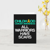 小児がん生存者支援戦士5 カード (黄色い花)