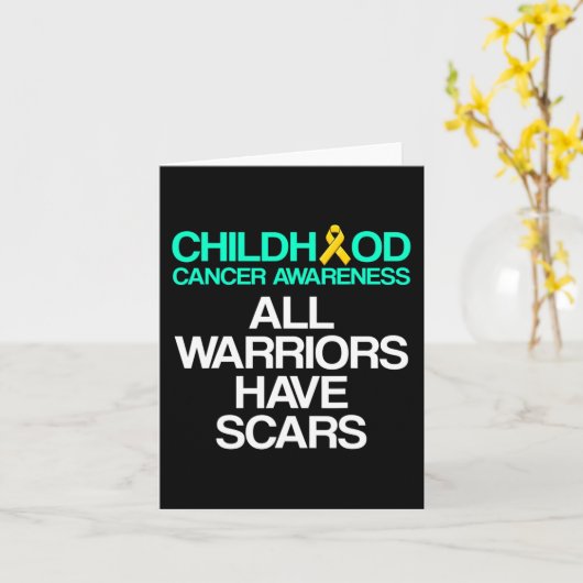 小児がん生存者支援戦士5 カード (黄色い花)