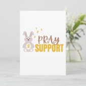 小児がん祈支援招待状カード 招待状 (スタンド正面)