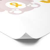 小児がん祈..サポートポスターとプリント ポスター (角)