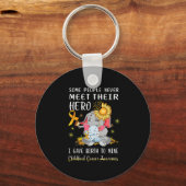 小児がん認識度がん生存戦士 キーホルダー (正面)