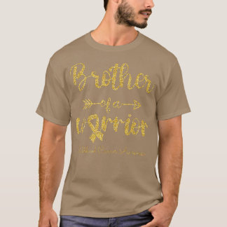小児がん認識度の戦士の弟 Tシャツ