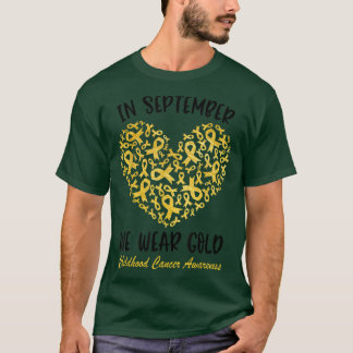 小児がん認識度シャツ9月We Tシャツ