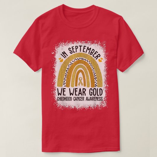 小児がん認識度シャツ9月We Tシャツ (デザイン正面)