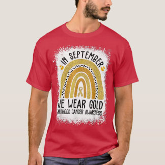 小児がん認識度シャツ9月We Tシャツ