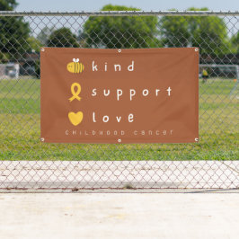 小児がん認識度バナー屋外標識 横断幕