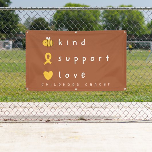 小児がん認識度バナー屋外標識 横断幕 (インサイチュ)