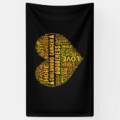 小児がん認識度希望の強いサポート 横断幕 (縦)