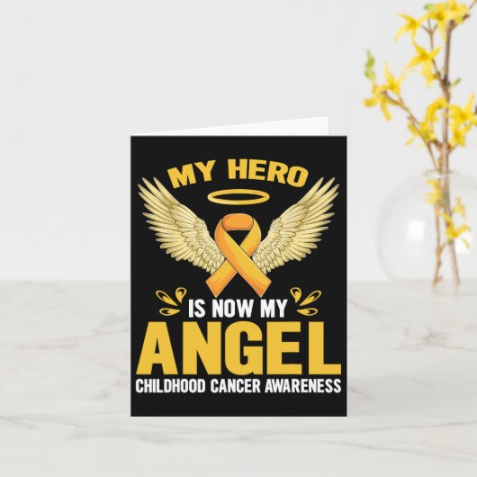 小児がん認識度月私のヒーローは私の今 カード (黄色い花)