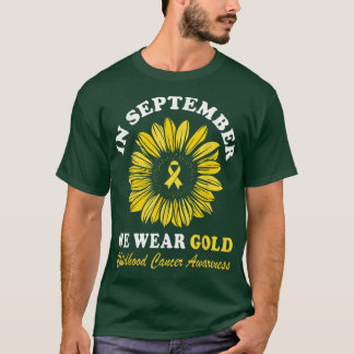 小児がん認識度9月We衣服Go Tシャツ