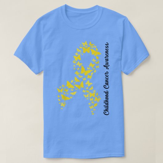 小児がん認識度9月We衣服Go Tシャツ (デザイン正面)