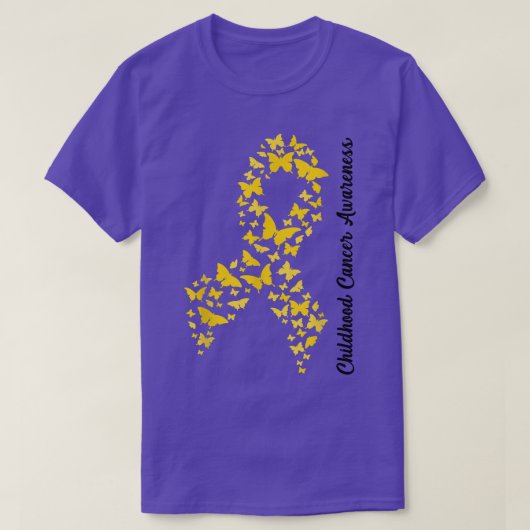 小児がん認識度9月We衣服Go Tシャツ (デザイン正面)
