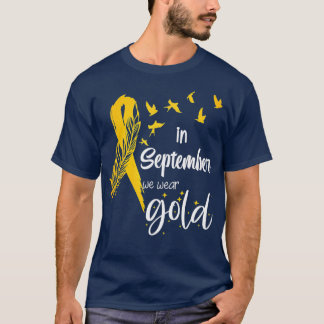 小児がん認識度9月We衣服Ri Tシャツ