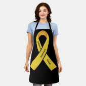 小児がん認識度 エプロン (着用した状態)