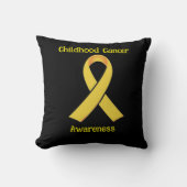小児がん認識度 クッション (正面)