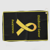 小児がん認識度 ゴルフタオル (横)