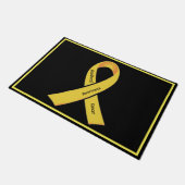 小児がん認識度 ドアマット (アングル)