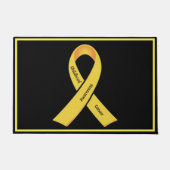 小児がん認識度 ドアマット (正面)