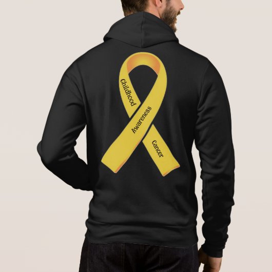 小児がん認識度 パーカ (裏面)