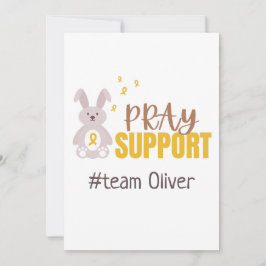 小児がん。カスタムサ祈ポートの発表 招待状