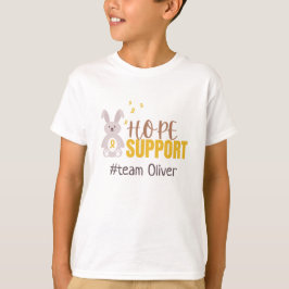 小児がん。カスタム#team名Kids T-Shirt Tシャツ
