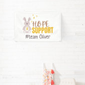 小児がん。カスタム#team name.supportバナー 横断幕 (インサイチュ)