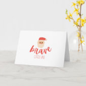 小児がん。クリスマスホリデーグリーティングカード カード (黄色い花)