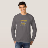小児がん.support.cure長袖Tシャツ Tシャツ (正面フル)