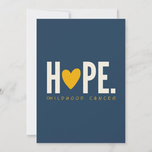 小児がんHOPE招待状告知カード 招待状 (正面)