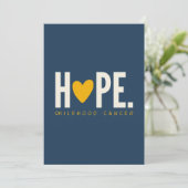 小児がんHOPE招待状告知カード 招待状 (スタンド正面)