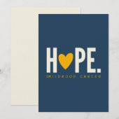 小児がんHOPE招待状告知カード 招待状 (正面/裏面)