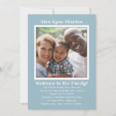 小児の養子縁組パーティの招待状テンプレート 招待状 (正面)