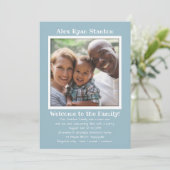 小児の養子縁組パーティの招待状テンプレート 招待状 (スタンド正面)