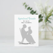 小児アポイントメント母ロッキングチェアベビー ポストカード (スタンド正面)