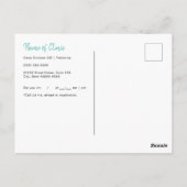 小児アポイントメント母ロッキングチェアベビー ポストカード (裏面)