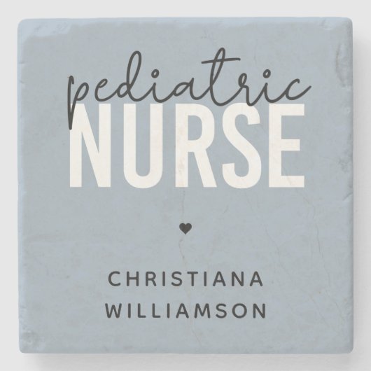 小児カスタムナースのナースの上昇 ストーンコースター (正面)