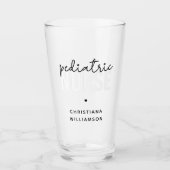 小児カスタムナースのナースの上昇 タンブラーグラス (正面)