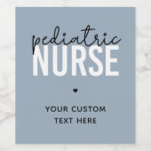 小児カスタムナースのナースの上昇 ワインラベル (シングルラベル)