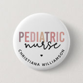 小児カスタムナースナース小児科ナース 缶バッジ (正面)