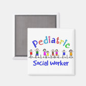 小児ソーシャルワーカーギフト マグネット (正面/裏面)
