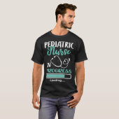 小児ナースの積荷訓練の学生 Tシャツ (正面フル)