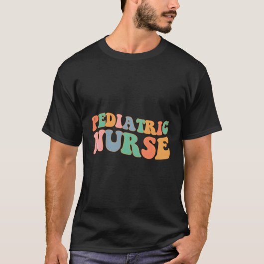 小児ナースカラフルナースライフナースの日 Tシャツ (正面)