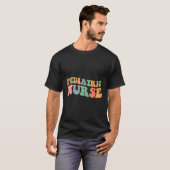 小児ナースカラフルナースライフナースの日 Tシャツ (正面フル)