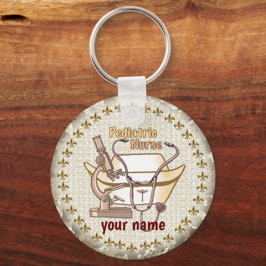 小児ナースキーチェーン キーホルダー (正面)