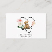 小児ナーステディベアフローラ聴診器 名刺 (正面)