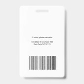 小児ナースフォトロゴ バッジ (裏面)