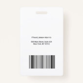 小児ナースフォトロゴ バッジ (裏面)