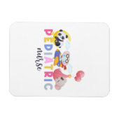 小児ナース動物サファリビーペットナースヌルシ マグネット (横)